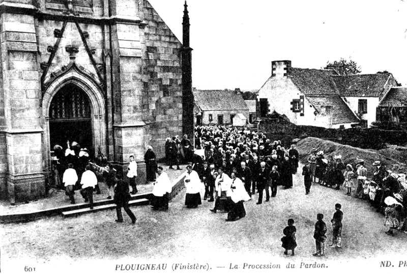 Ville de Plouigneau (Bretagne).
