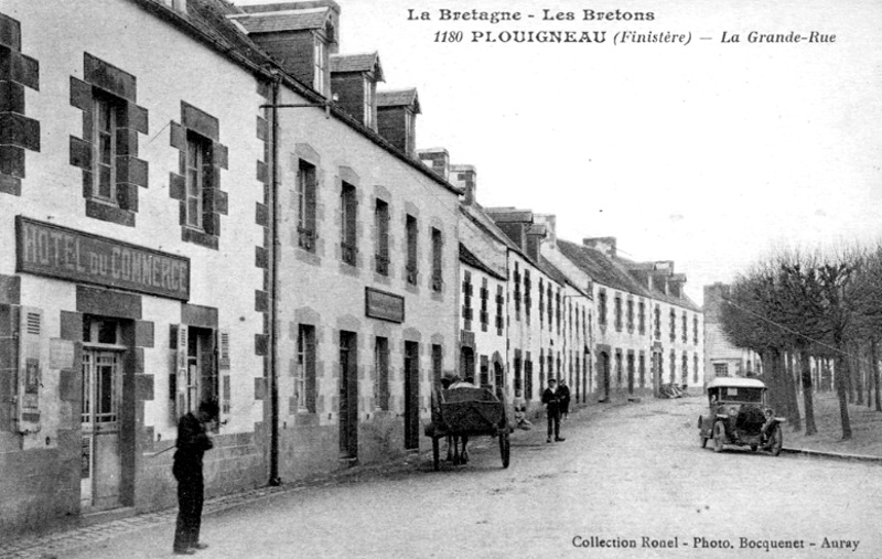 Ville de Plouigneau (Bretagne).