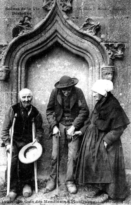 Mendiants de Plouigneau (Bretagne).