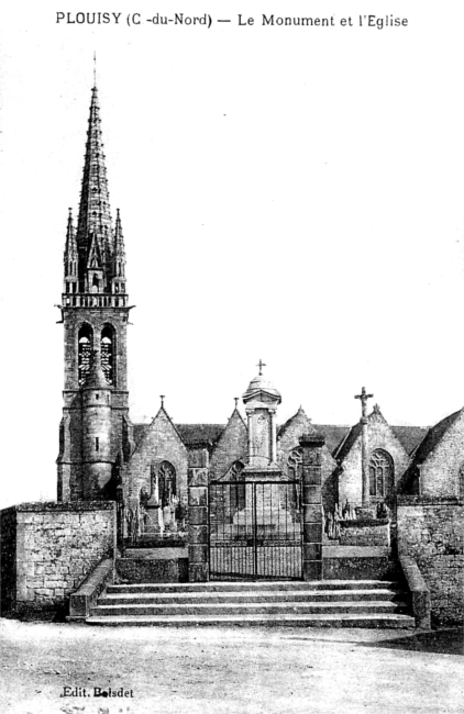 Eglise de Plouisy (Bretagne).