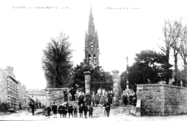 Ville de Plouisy (Bretagne).