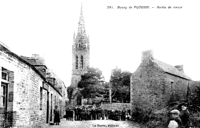 Ville de Plouisy (Bretagne).