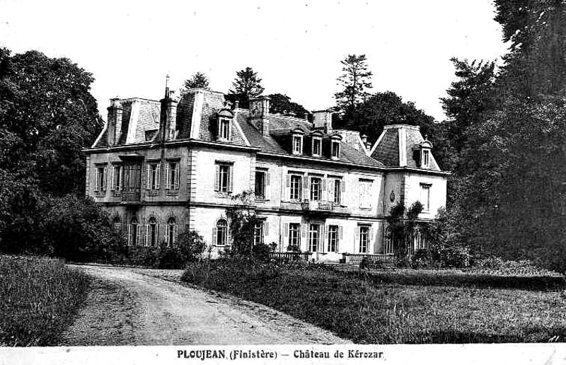 Chteau ou Manoir de Ploujean (Bretagne).