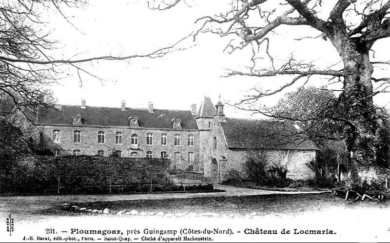 Ploumagoar (Bretagne) : château de Locmaria..