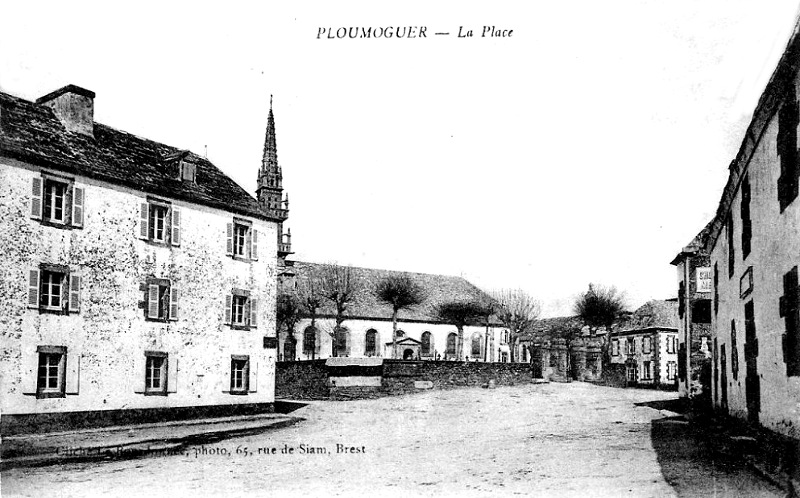 Ville de Ploumoguer (Bretagne).