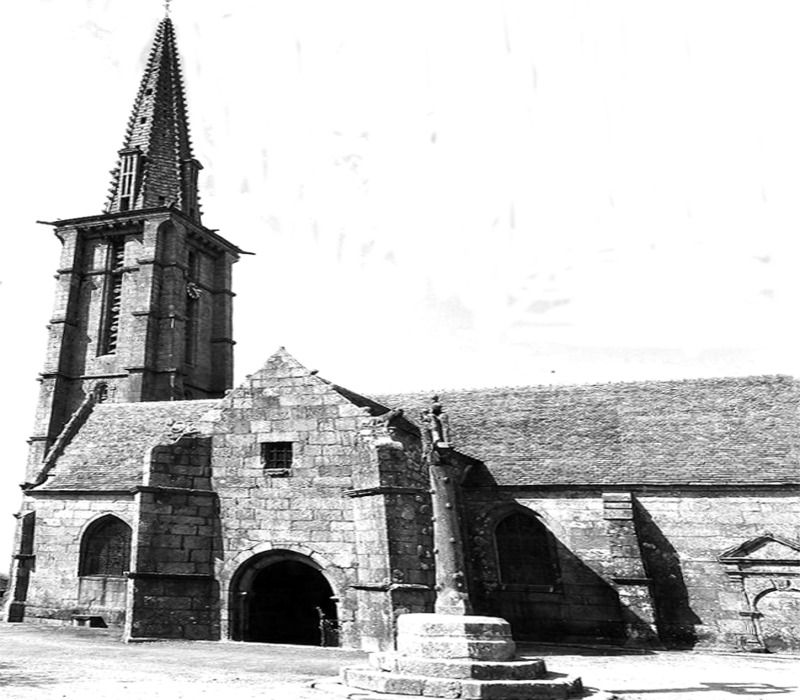 Eglise de Plounour-Mnez (Bretagne).