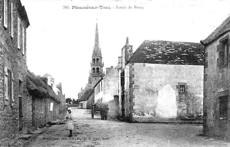 Ville de Plounour-Trez (Bretagne).