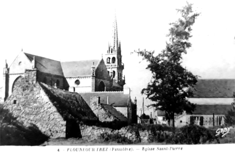 Ville de Plounour-Trez (Bretagne).