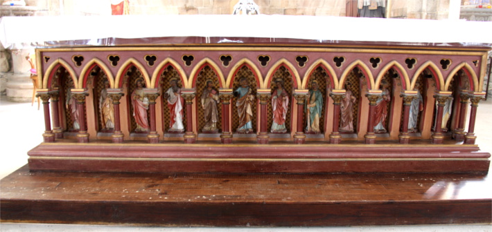 Maître-autel de l'église Saint Nérin de Plounérin (Bretagne).