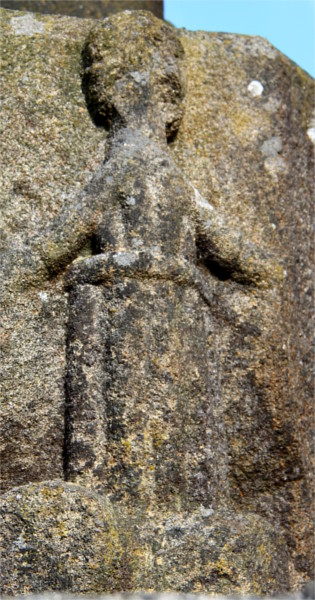 Calvaire de l'glise Saint-Nrin de Plounrin (Bretagne).