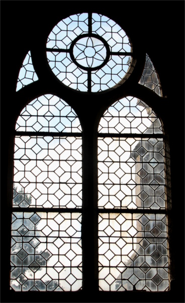 Vitrail de l'glise Saint-Nrin de Plounrin (Bretagne).