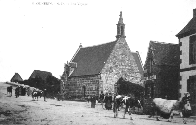 Chapelle Notre-Dame de Bon-Voyage de Plounrin (Bretagne).