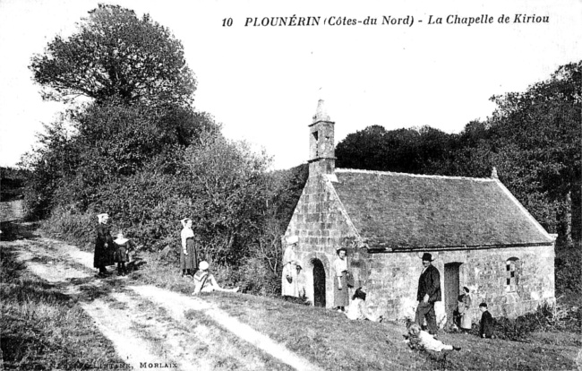 Chapelle de Kirio en Plounérin (Bretagne).