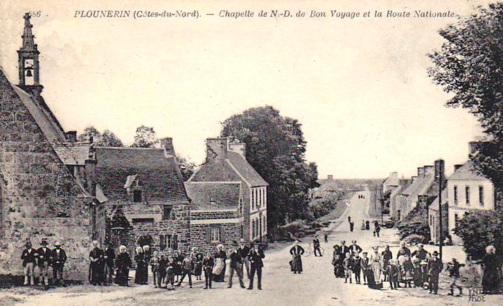 Chapelle Notre-Dame de Bon-Voyage de Plounrin (Bretagne).