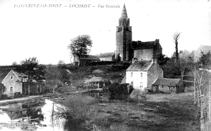 Ville de Plounvez-Lochrist (Bretagne).