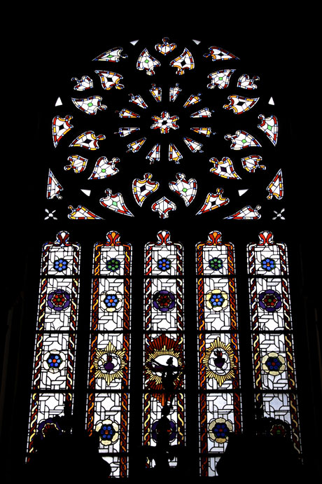 Maitresse-vitre de l'glise Saint-Pierre de Plounvez-Modec (Bretagne)