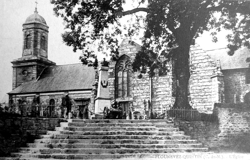 Eglise de Plounévez-Quintin (Bretagne).