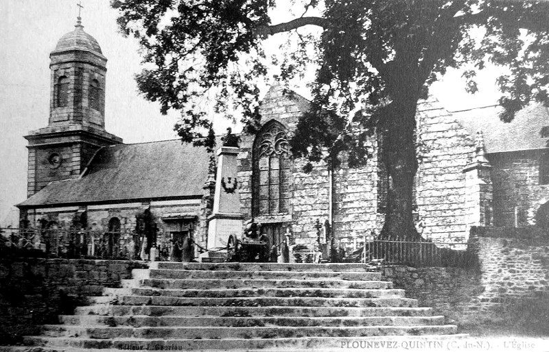 Eglise de Plounvez-Quintin (Bretagne).