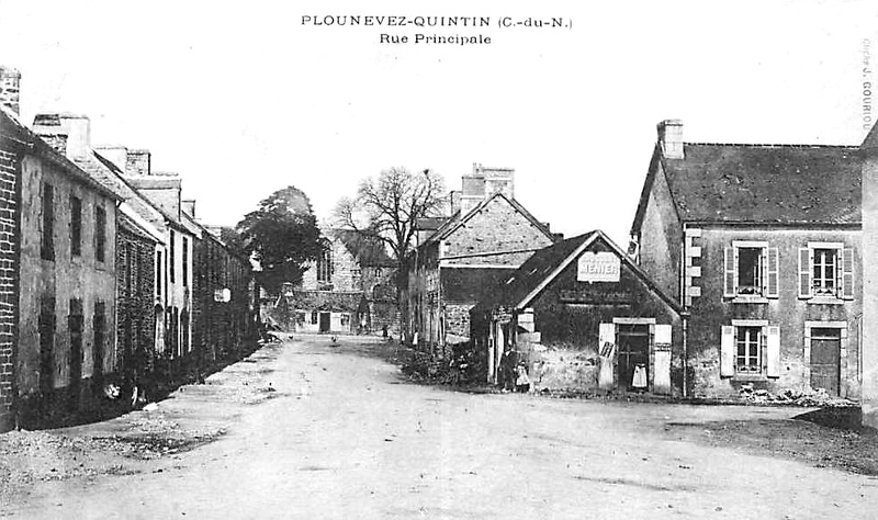 Ville de Plounévez-Quintin (Bretagne).