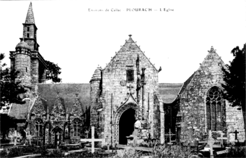 Eglise de Plourac'h (Bretagne).