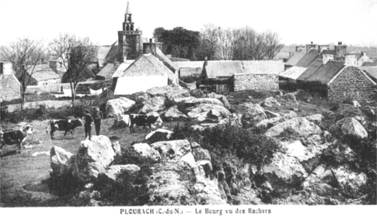 Ville de Plourac'h (Bretagne).