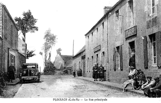 Ville de Plourac'h (Bretagne).