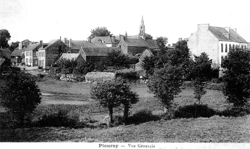 Ville de Plouray (Bretagne).