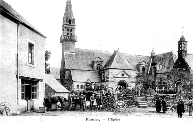 Eglise de Plouray (Bretagne).