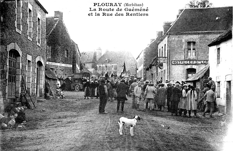 Ville de Plouray (Bretagne).