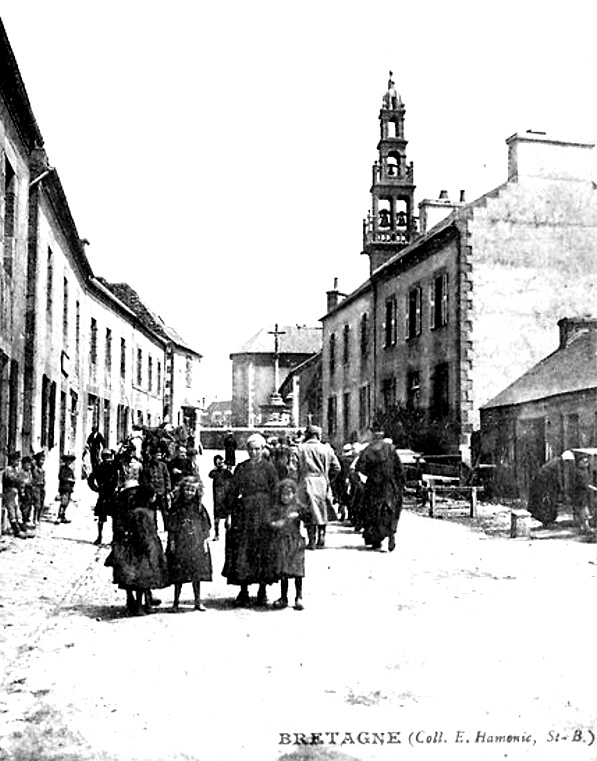 Ville de Plouvien (Bretagne).