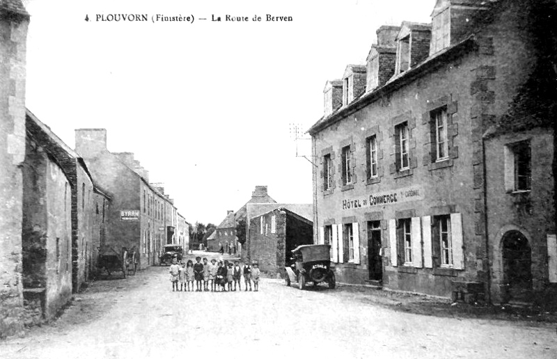 Ville de Plouvorn (Bretagne).