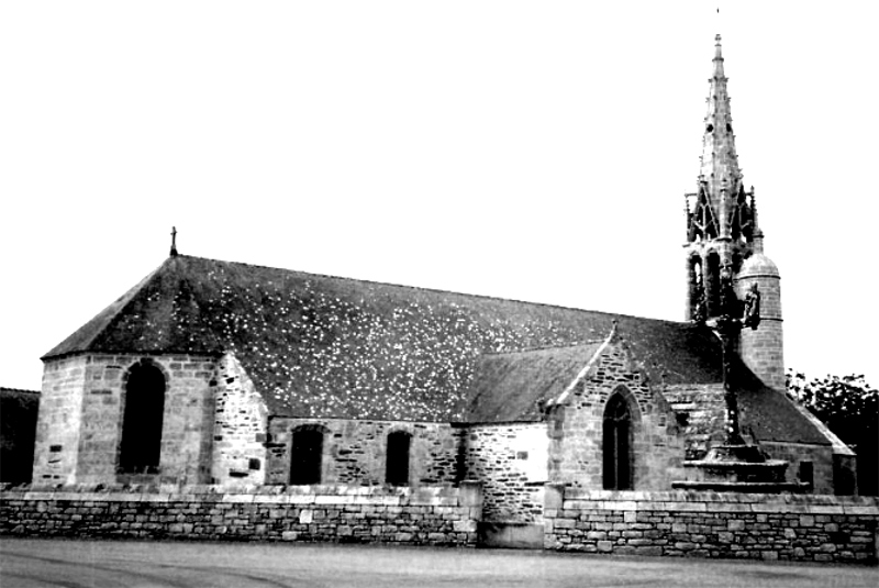 L'glise de Plovan (Bretagne).