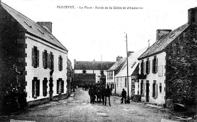 Ville de Plozévet (Bretagne).