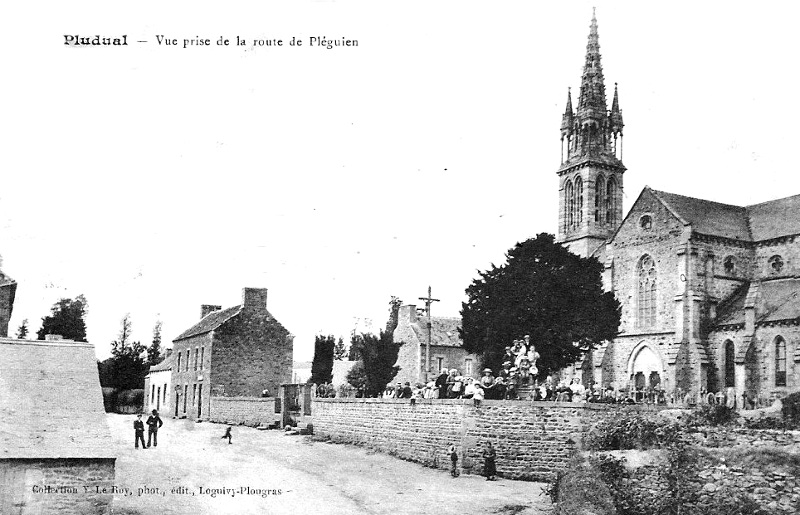 Ville de Pludual (Bretagne).