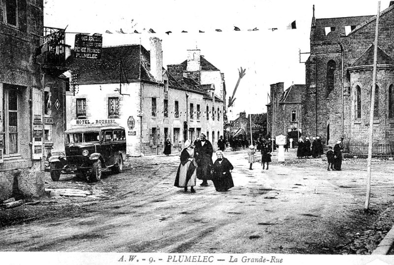 Ville de Plumelec (Bretagne).