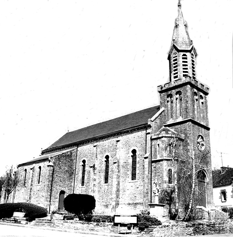 Eglise Notre-Dame de Callac à Plumelec (Bretagne).