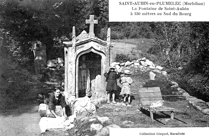 Fontaine de Plumelec (Bretagne).