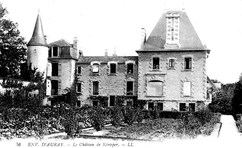 Chteau de Kerisper de Pluneret (Bretagne).