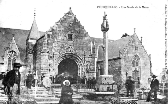 Eglise de Plusquellec (Bretagne).