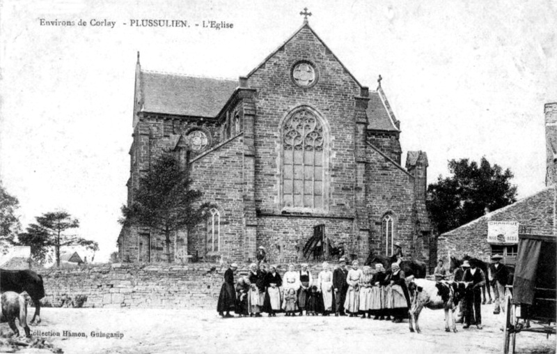 Ville de Plussulien (Bretagne).