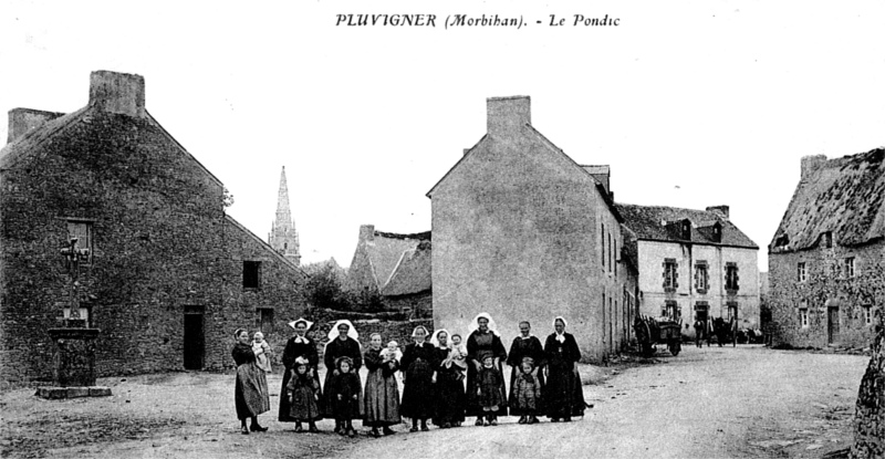 Ville de Pluvigner (Bretagne).