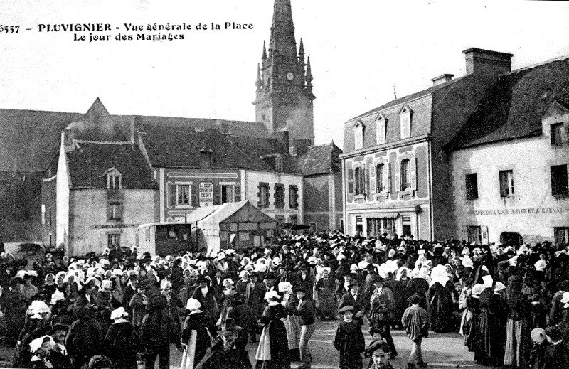 Ville de Pluvigner (Bretagne).