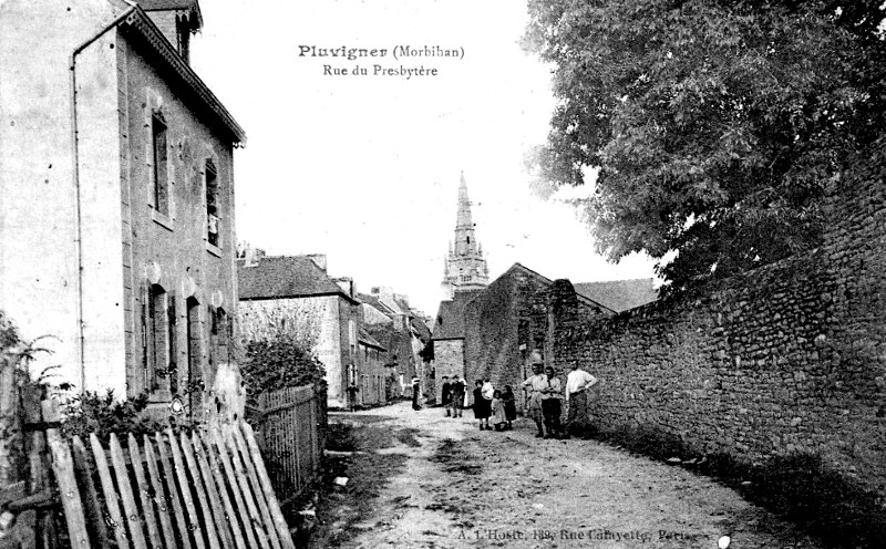 Ville de Pluvigner (Bretagne).