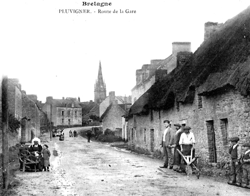 Ville de Pluvigner (Bretagne).