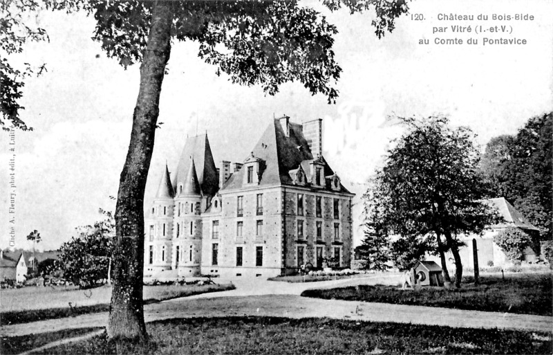 Chteau du Bois-Bide  Poc-les-bois (Bretagne).