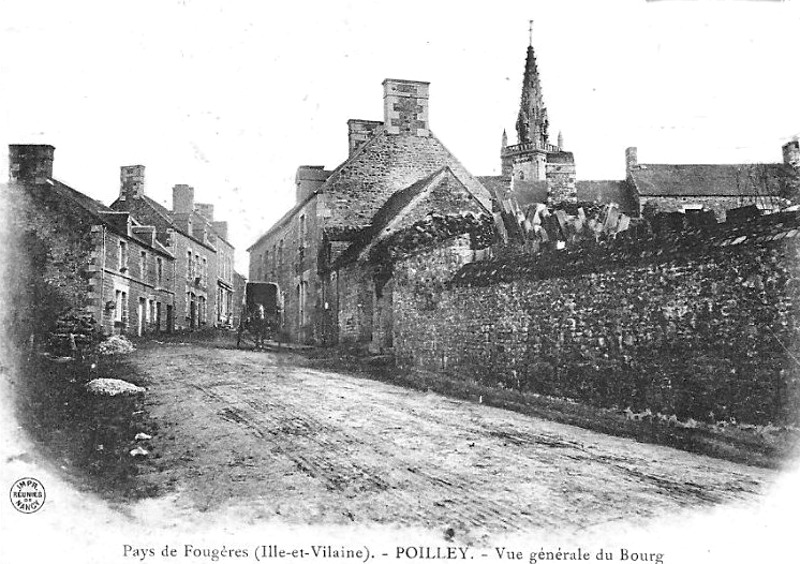 Ville de Poilley (Bretagne).