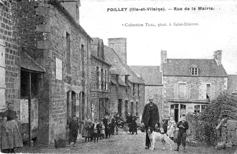 Ville de Poilley (Bretagne).