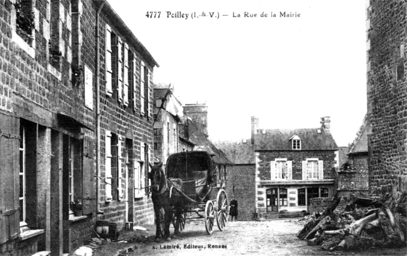 Ville de Poilley (Bretagne).