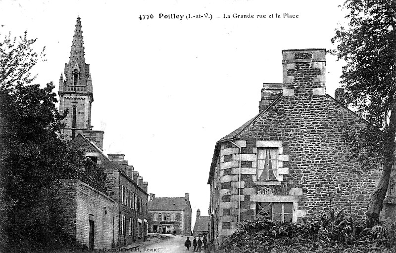 Ville de Poilley (Bretagne).