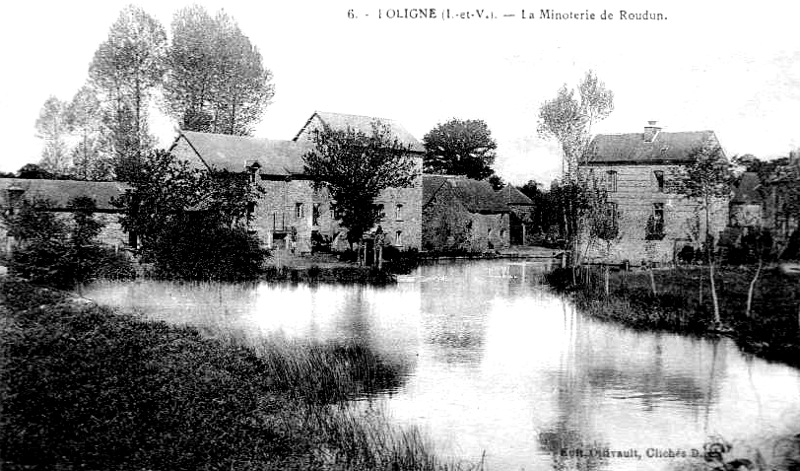 Minoterie de Polign (Bretagne).